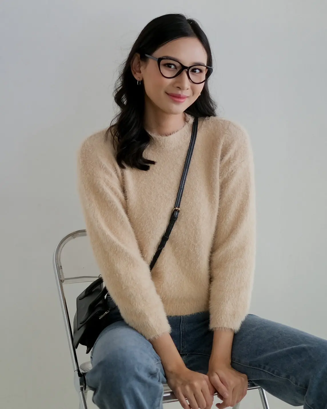 Carolia Sweater Kode 0927 Cream - Image 3