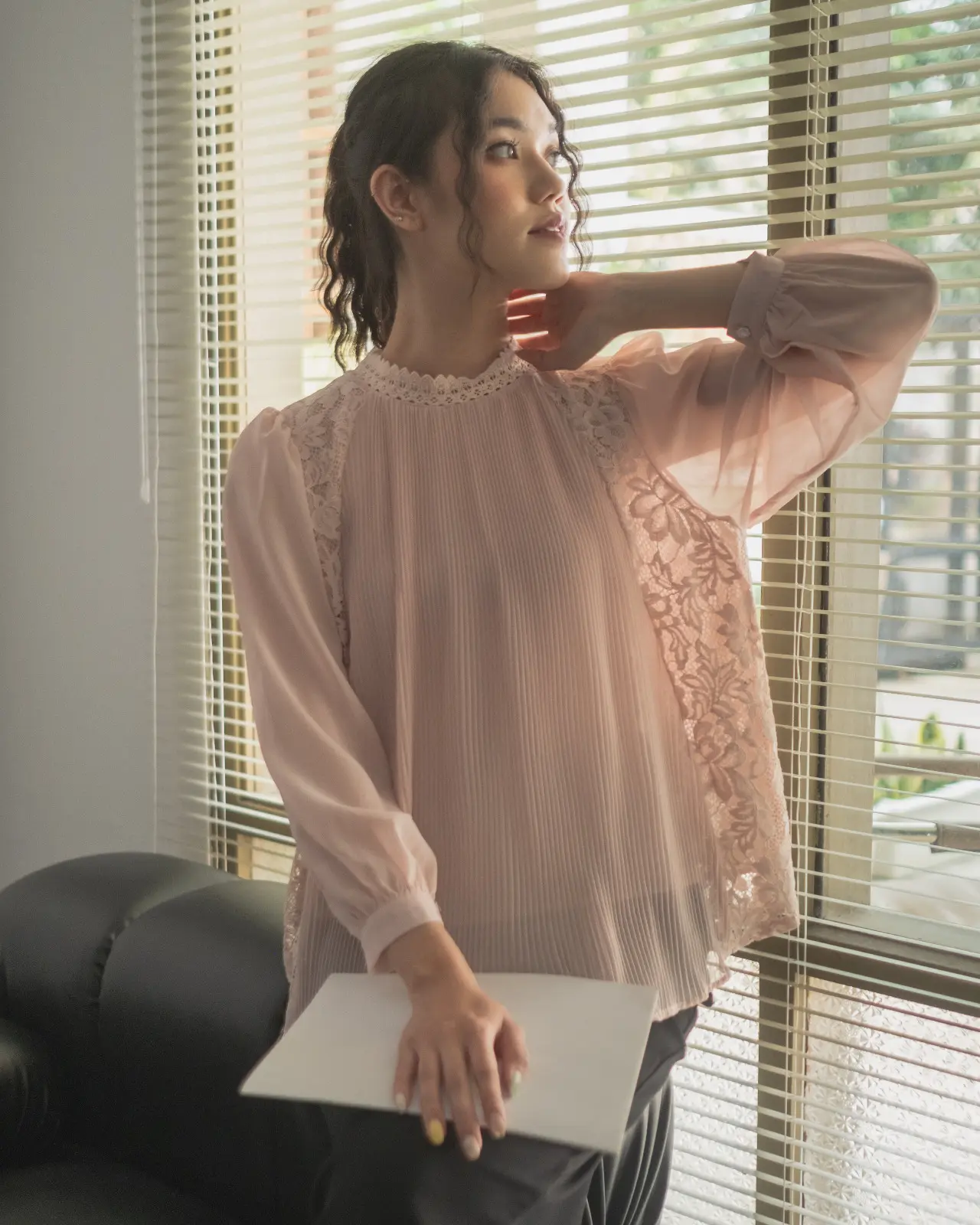 Casie Longsleeve Kode 104 Pink - Image 3