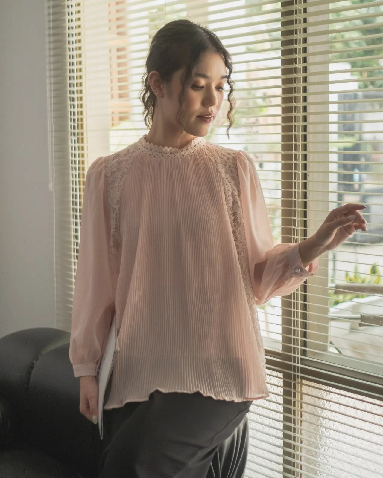 Casie Longsleeve Kode 104 Pink - Image 2