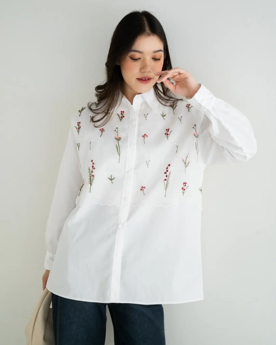 Celsie Shirt Kode 80228 Broken White - Image 4