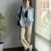 Clemira Oversized Shirt Kode F136-1 Blue - Image 4