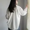 Clemira Oversized Shirt Kode F136-1 Broken White - Image 3