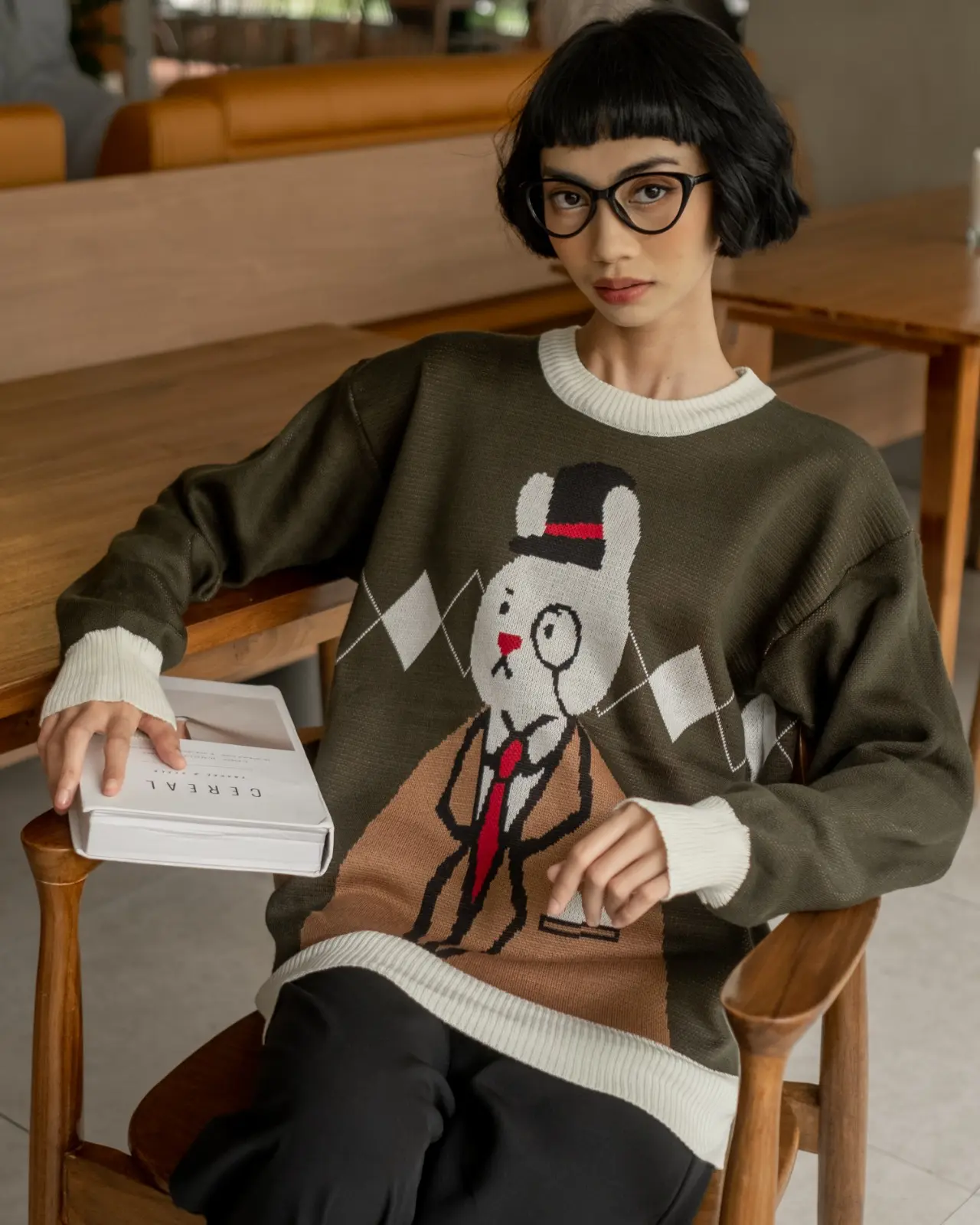 Dr Weally Sweater Army