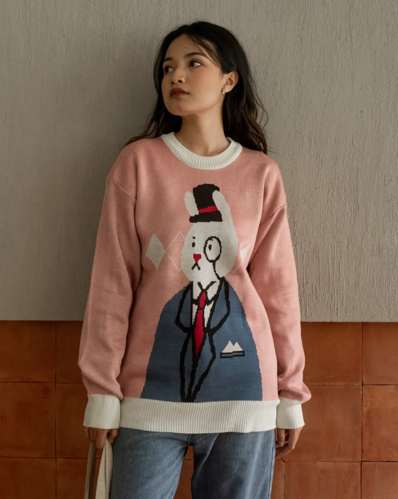 Alternative view of Dr Weally Sweater Pink