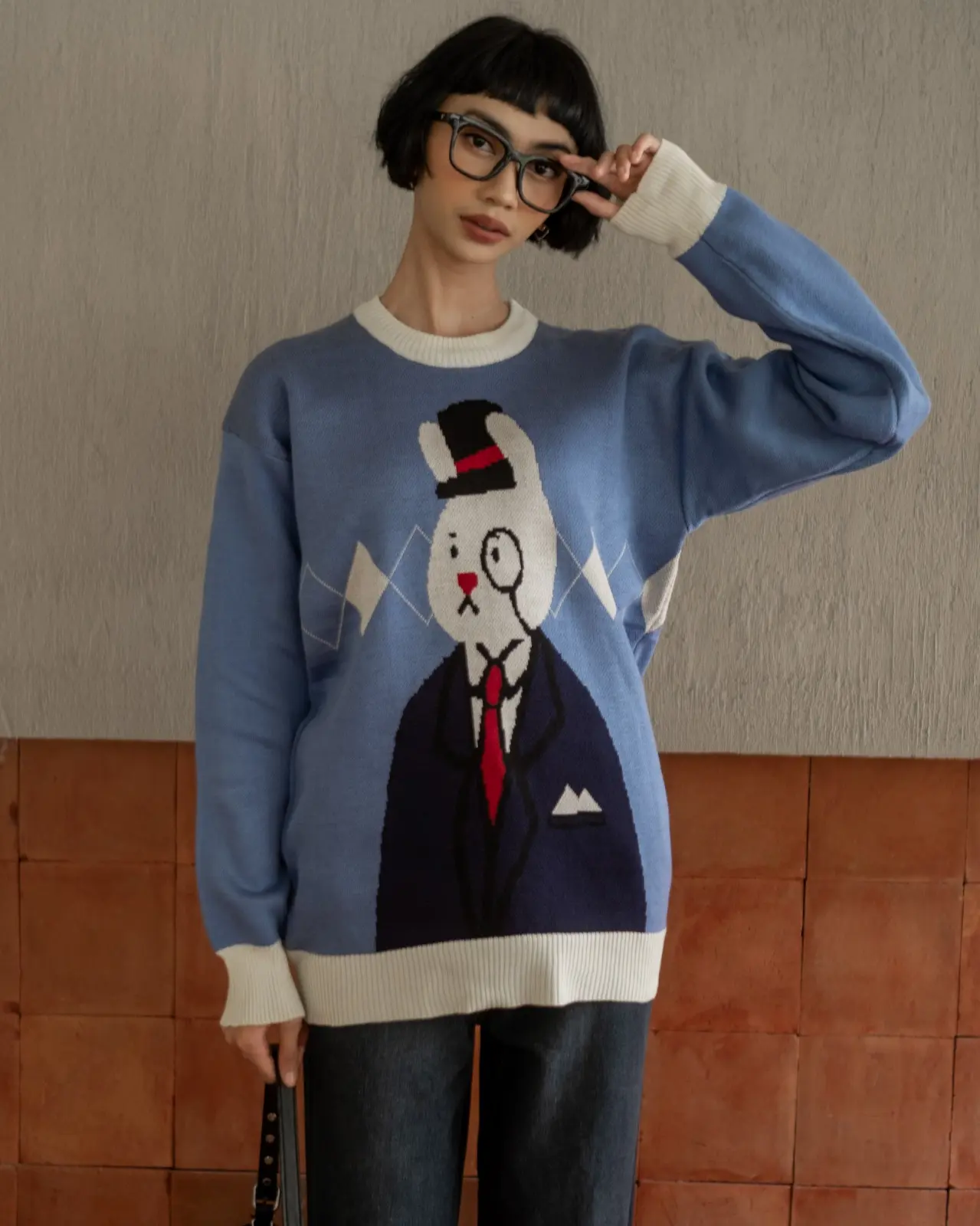 Dr Weally Sweater Blue