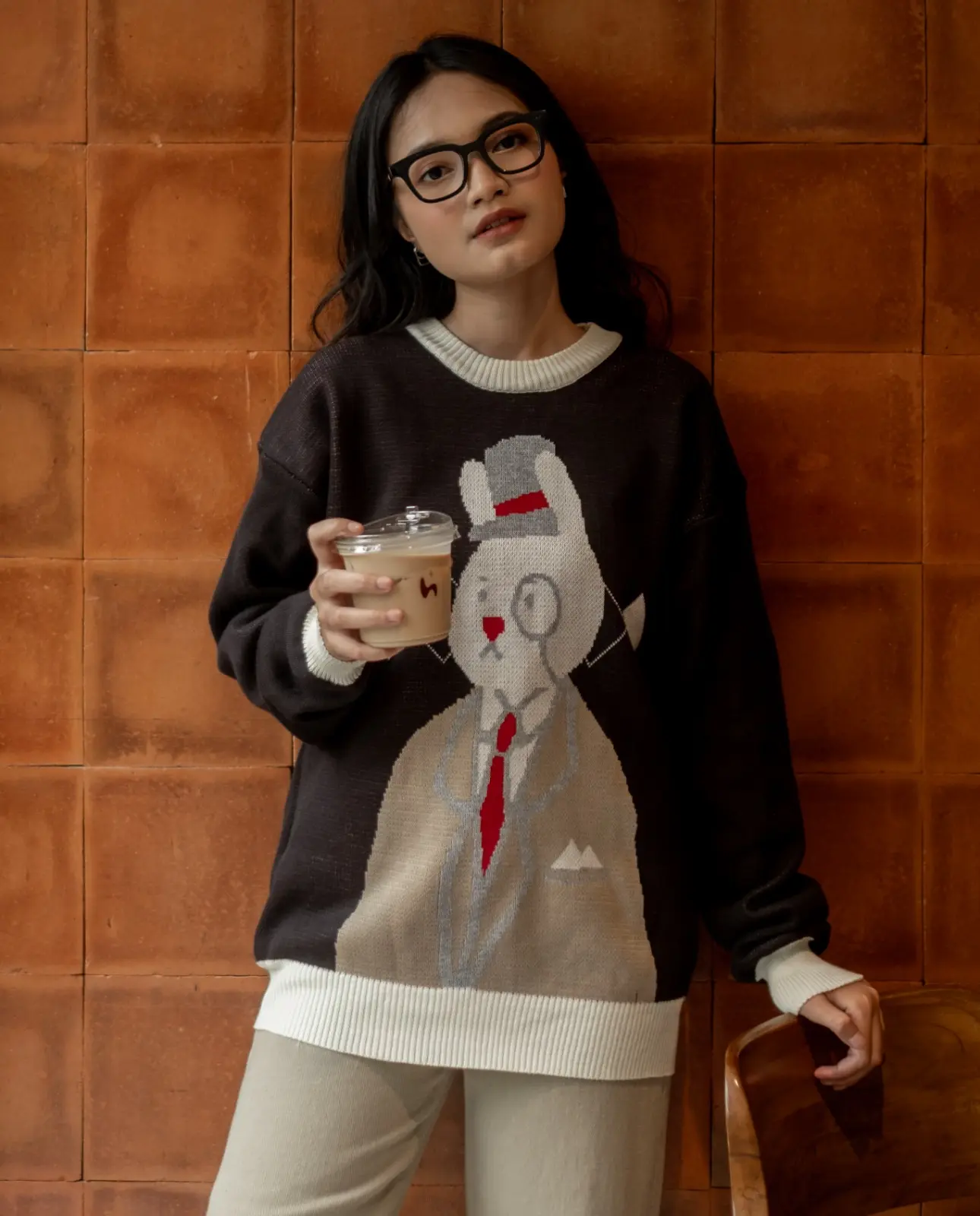 Alternative view of Dr Weally Sweater Black