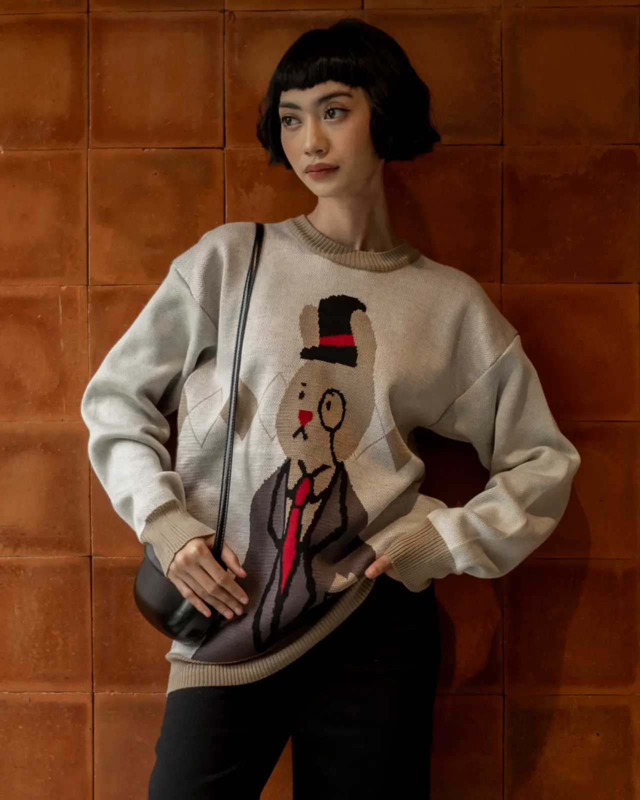 Dr Weally Sweater Broken White - Image 3
