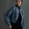 Elvira Denim Jacket Kode Pq1037 Dark Blue - Image 2
