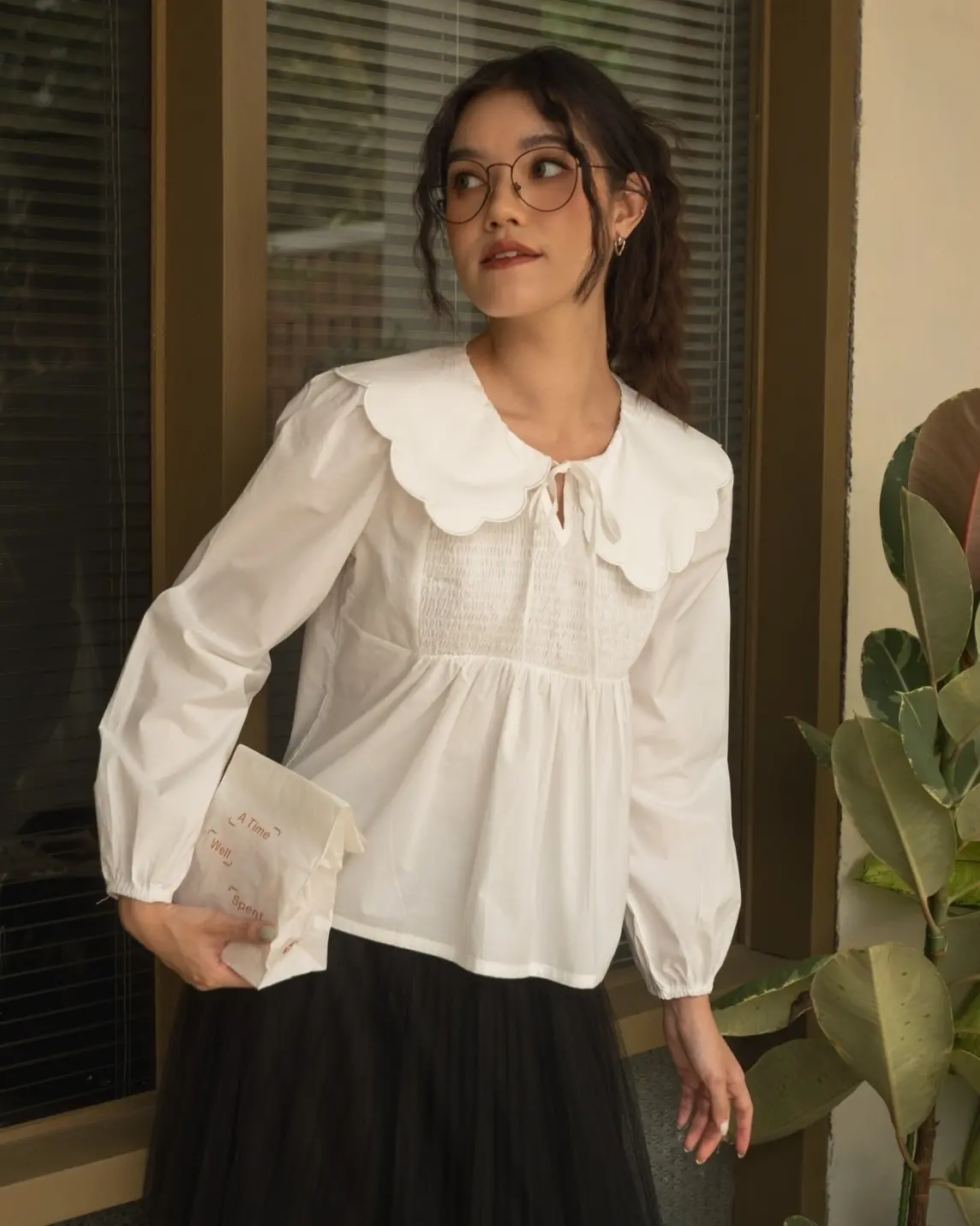 Erica Longsleeve Kode 98 Broken White