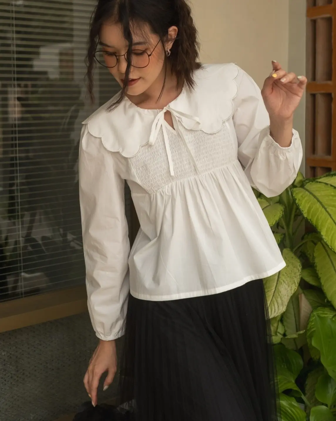 Erica Longsleeve Kode 98 Broken White - Image 2