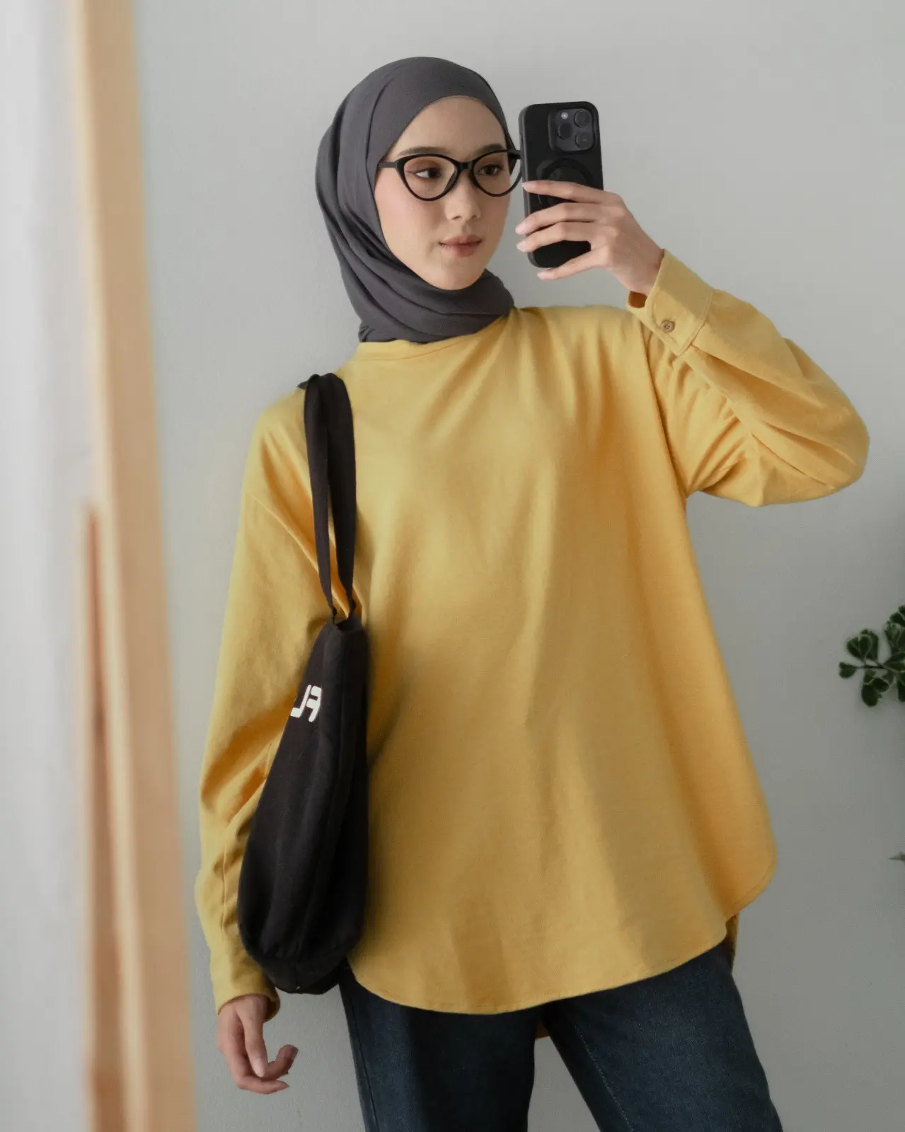 Farida Longsleeve Kode 4239 Mustard - Image 2