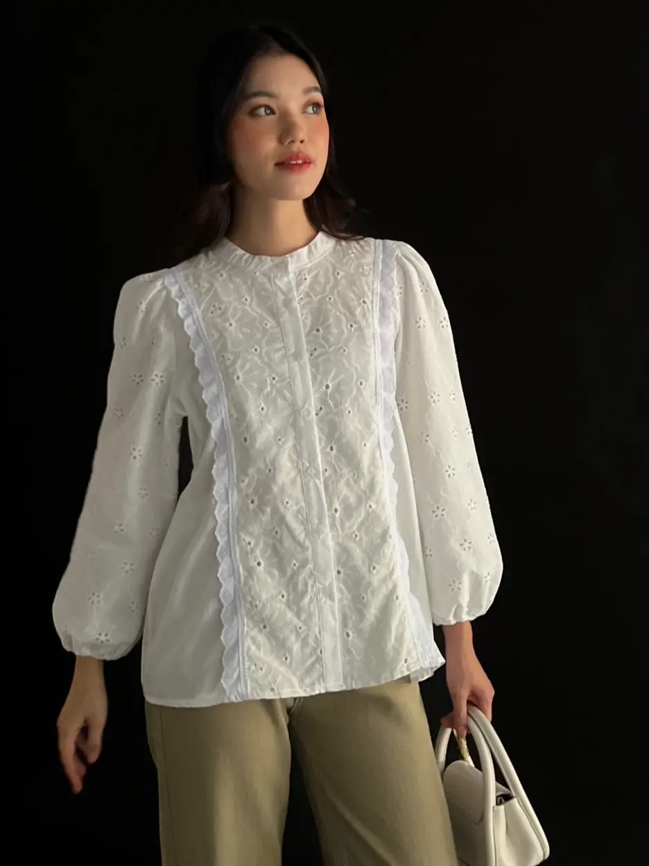 Gaina Shirt Kode 3251 Broken White