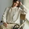 Gaitha Longsleeve Kode 107 Broken White - Image 3