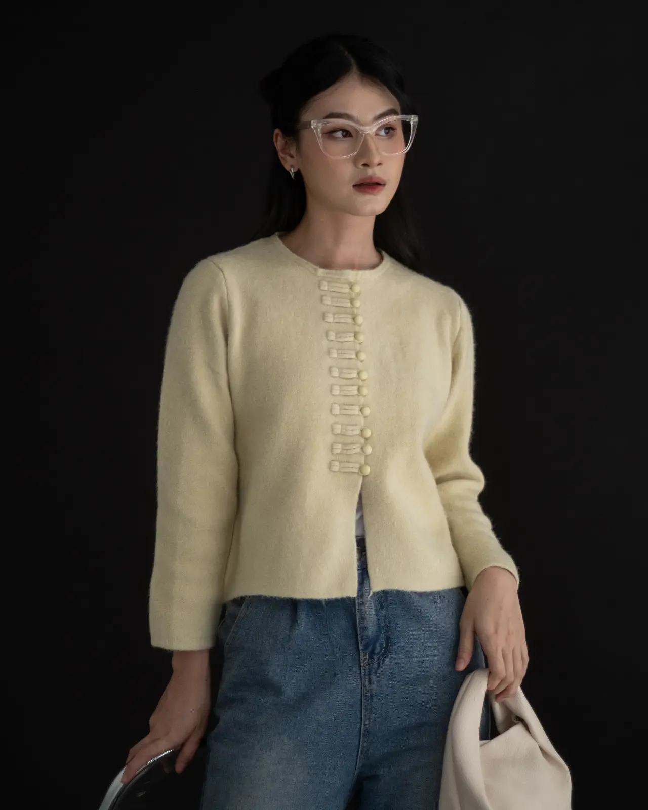 Galiana Cardigan Kode 103 Cream