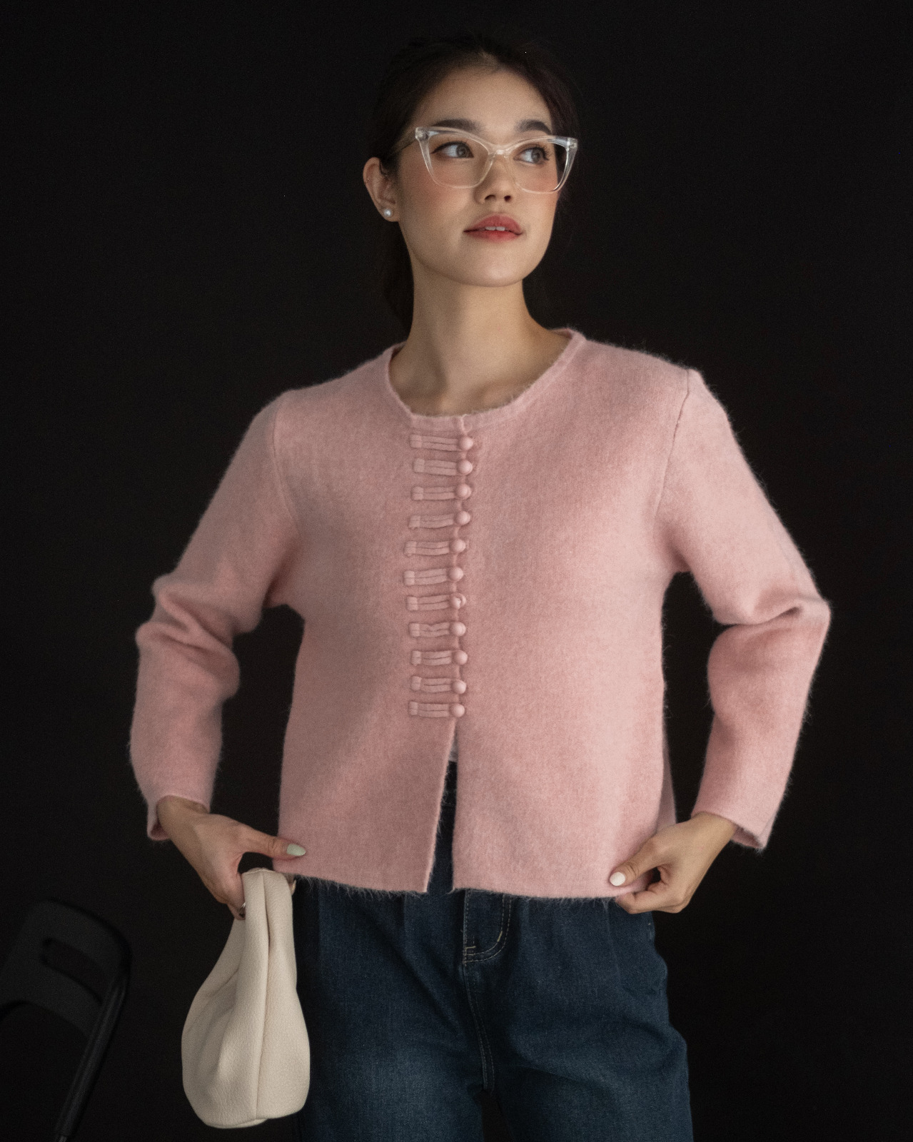 Galiana Cardigan Kode 103 Baby Pink - Image 2