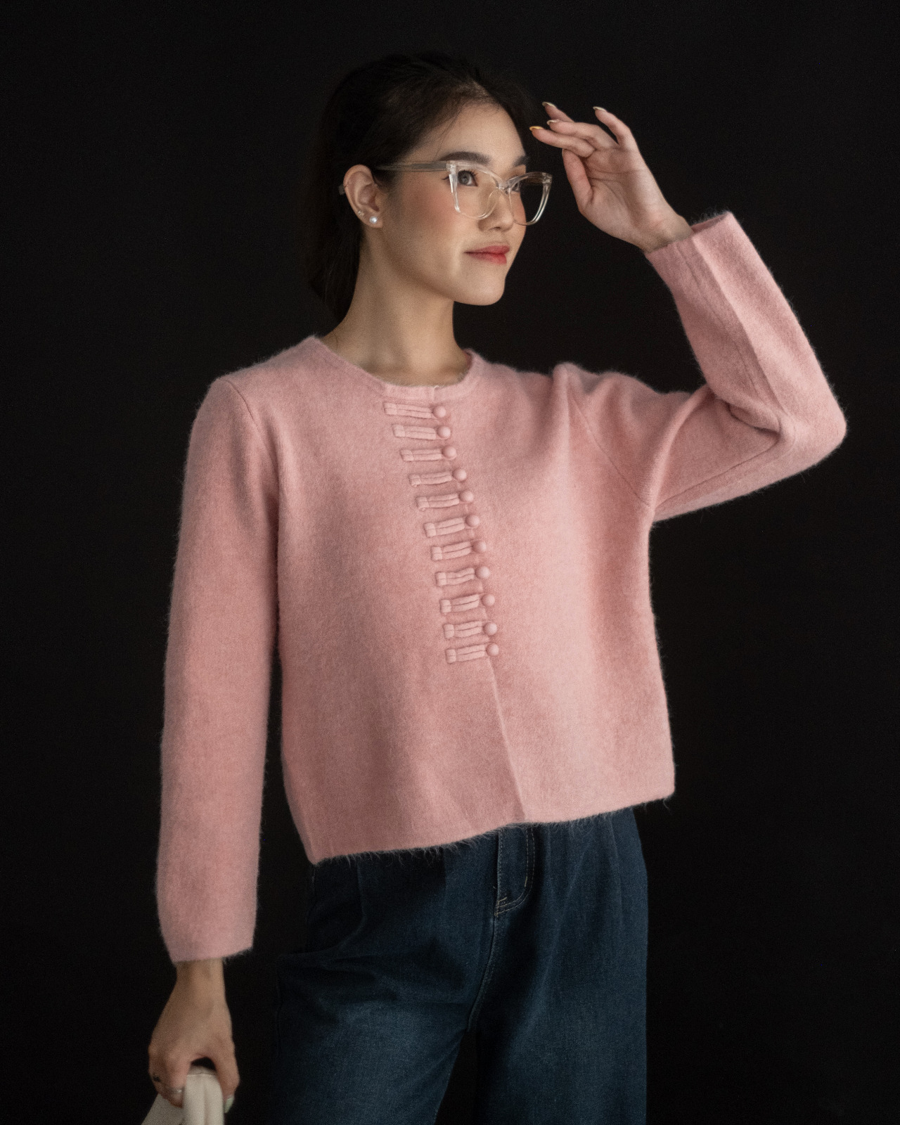 Galiana Cardigan Kode 103 Baby Pink