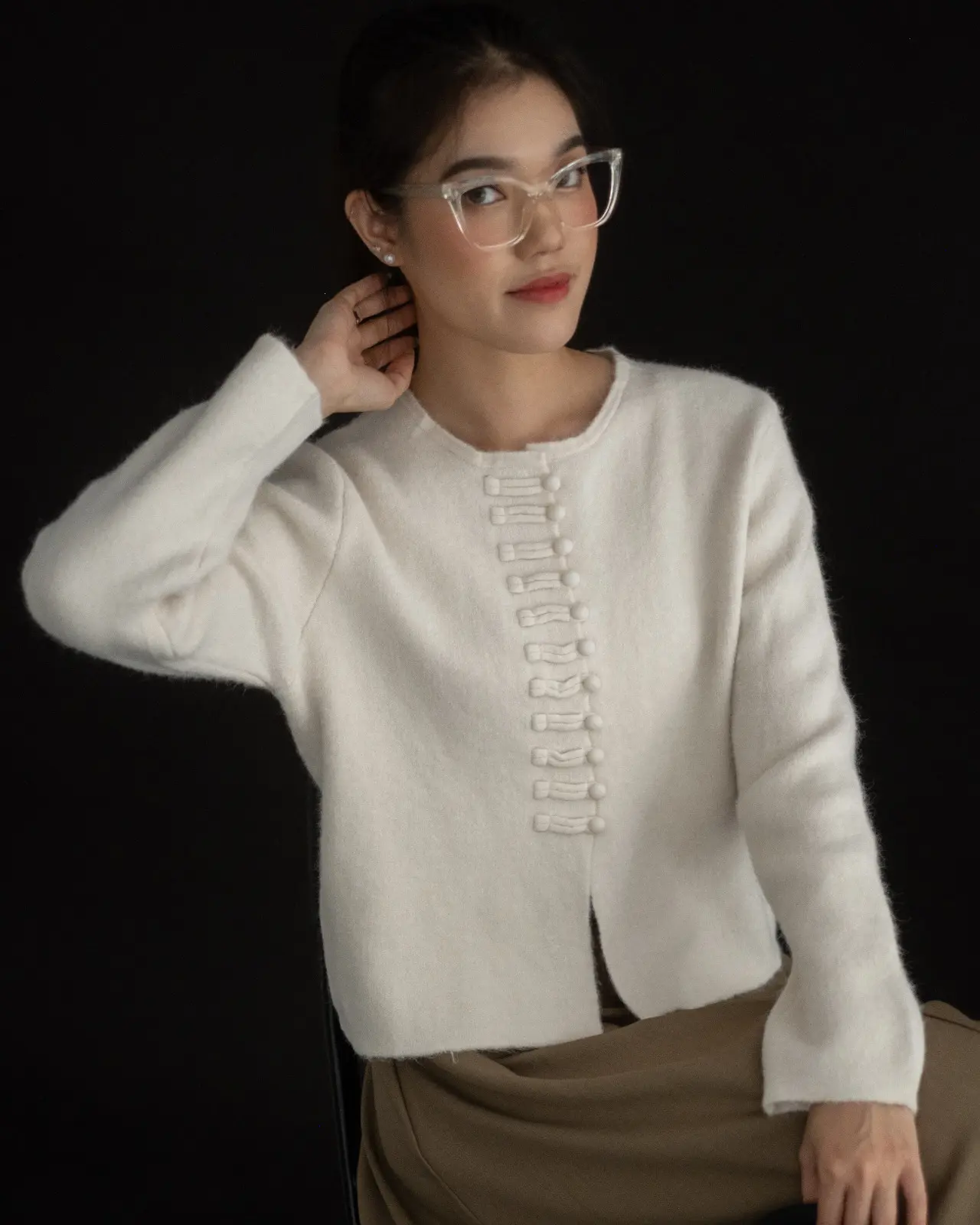 Galiana Cardigan Kode 103 Ivory