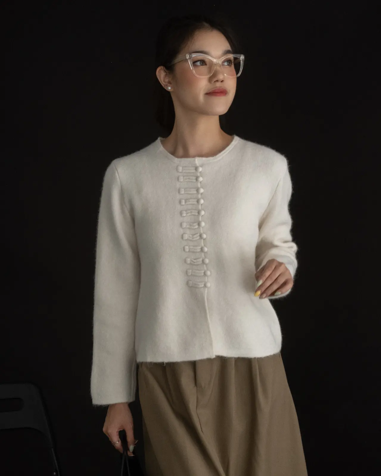 Galiana Cardigan Kode 103 Ivory - Image 2