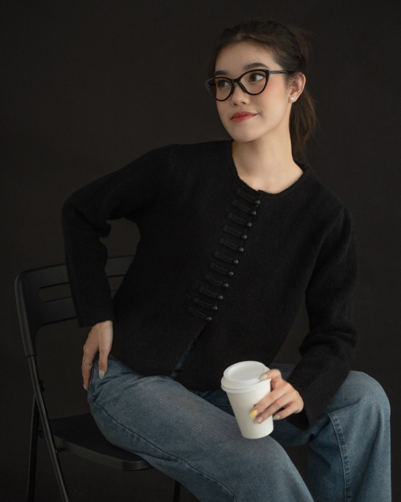 Galiana Cardigan Kode 103 Black