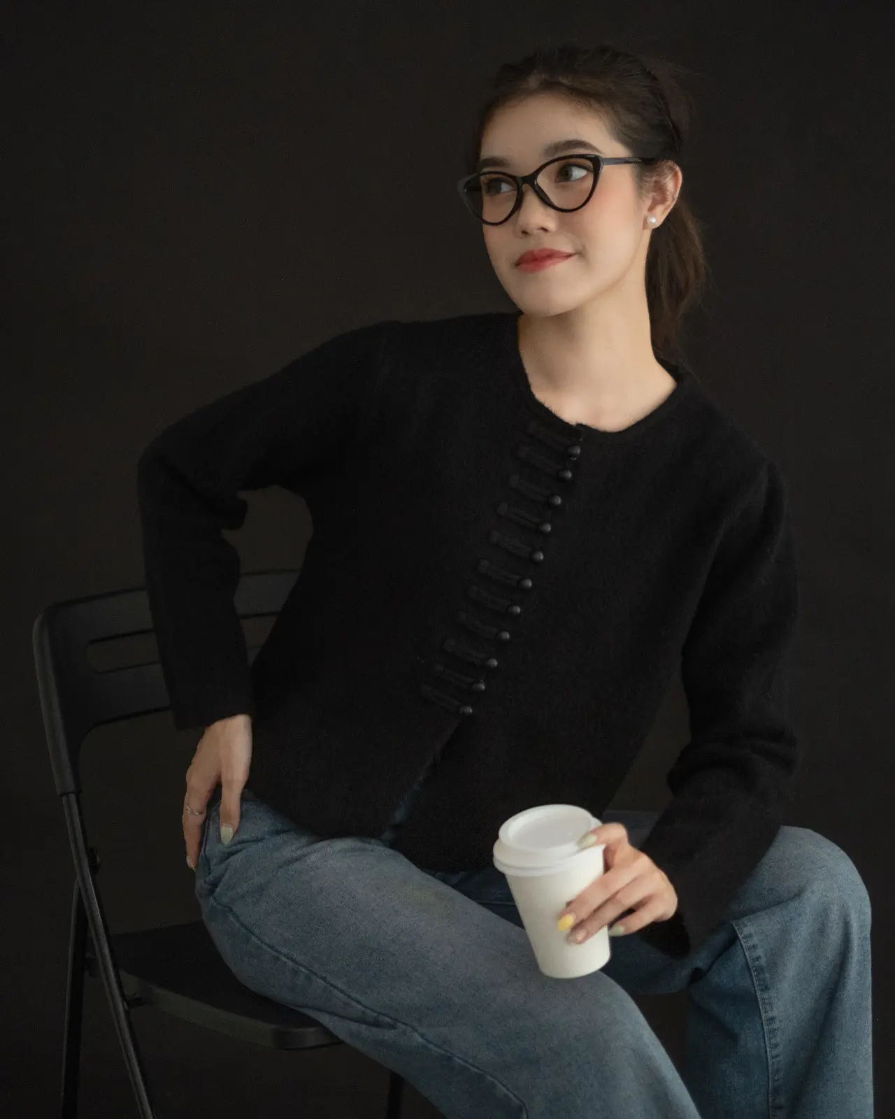 Galiana Cardigan Kode 103 Black