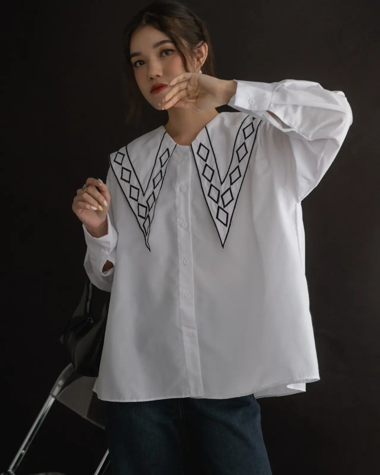 Gaura Shirt Broken White - Image 2