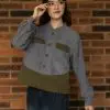 Glazed Jacket Army-Grey