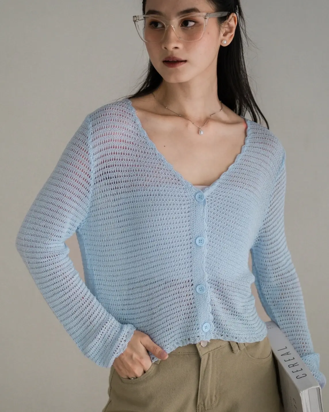 Jamiele Cardigan Kode 8826 Blue