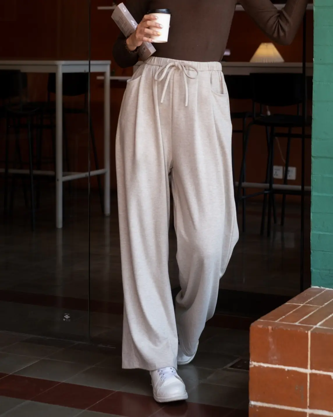 Kabyra Cullote Pants Kode 106 Beige - Image 4