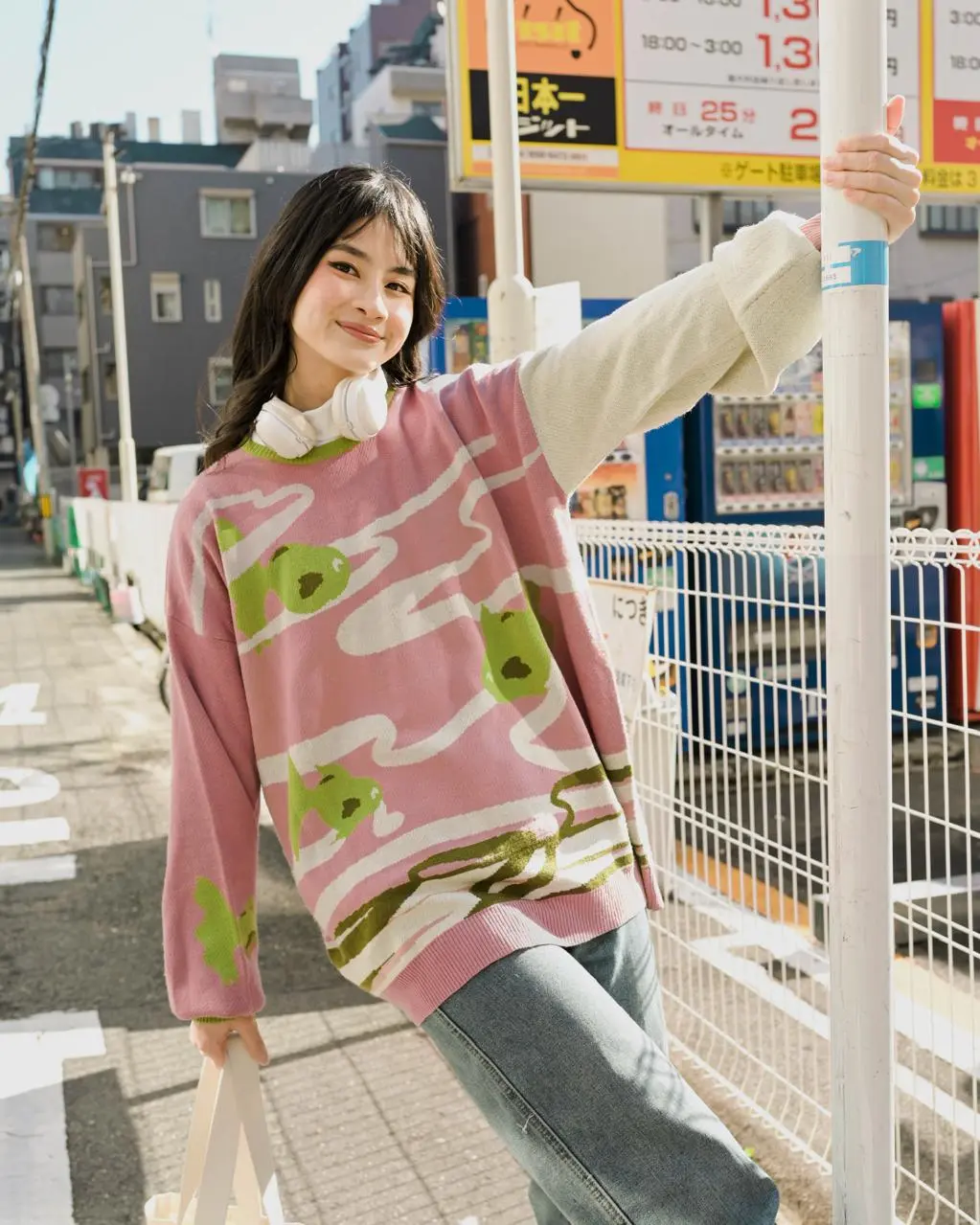 Alternative view of Kingyo Sweater Pink