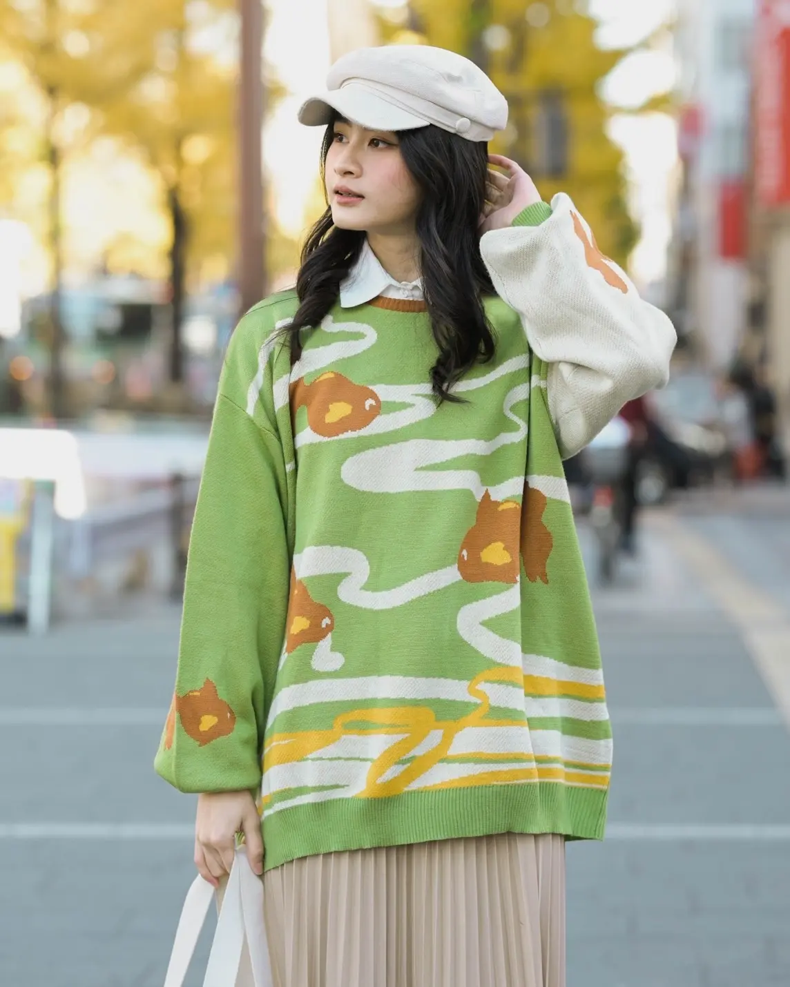 Kingyo Sweater Green