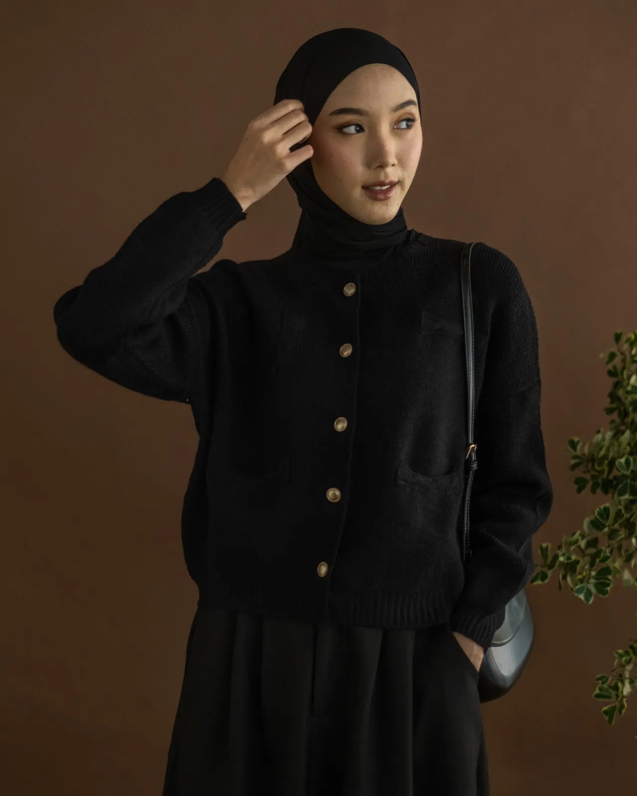 Maima Cardigan Kode 102 Black - Image 2