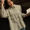 Moriarthy Oxford Shirt Sage Green - Image 2