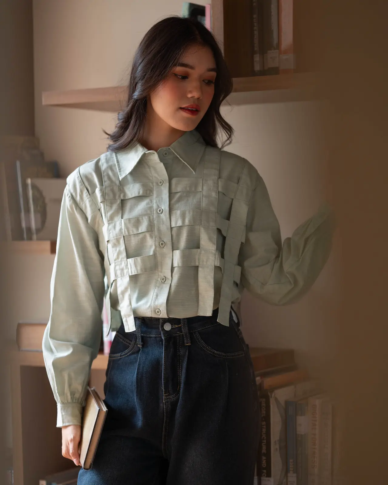 Moriarthy Oxford Shirt Mint - Image 2