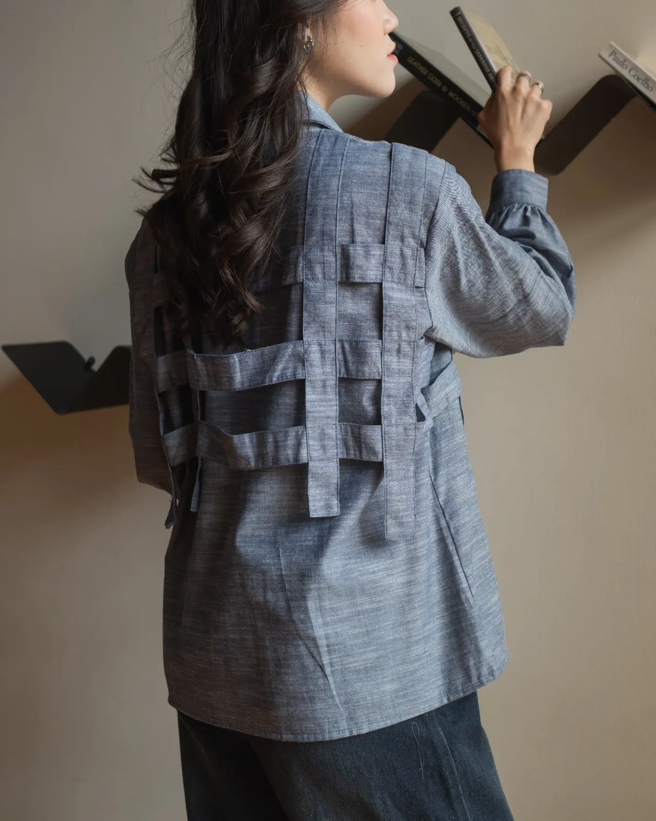 Moriarthy Oxford Shirt Grey - Image 3