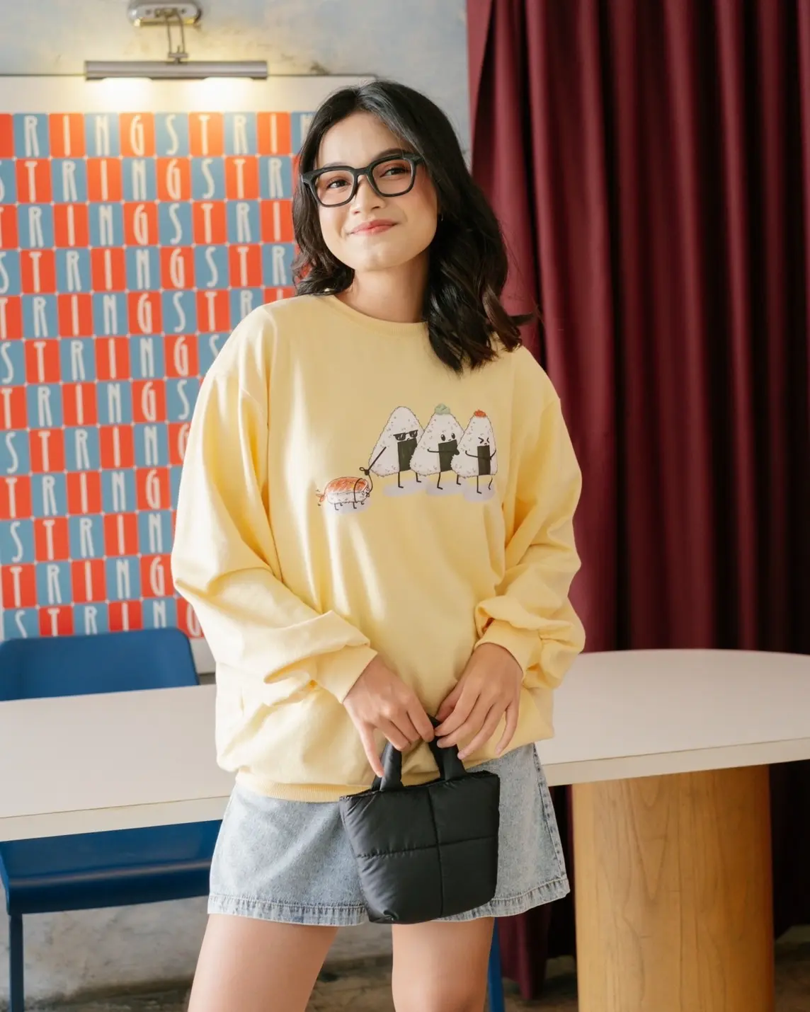 Onigiri Sweater Yellow