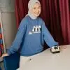 Onigiri Sweater Blue - Image 2