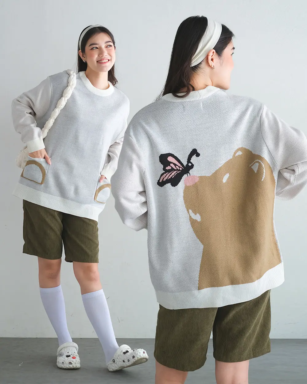 Polar Bear Sweater Broken White
