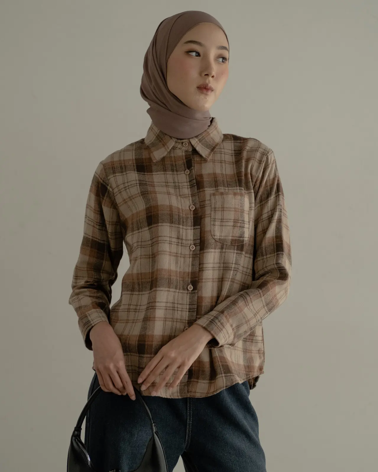 Priska Shirt Brown - Image 3