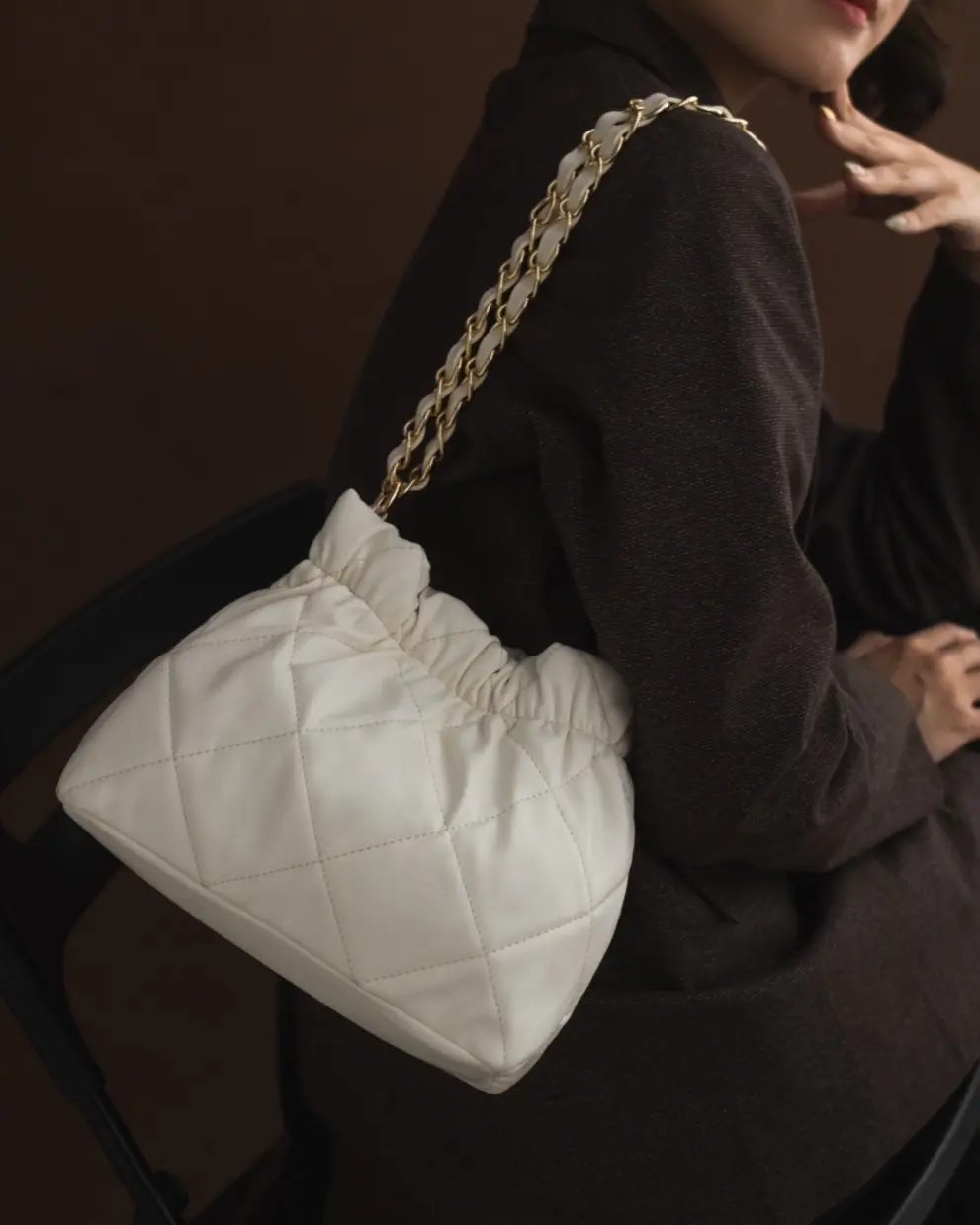 Tonya Bag Broken White