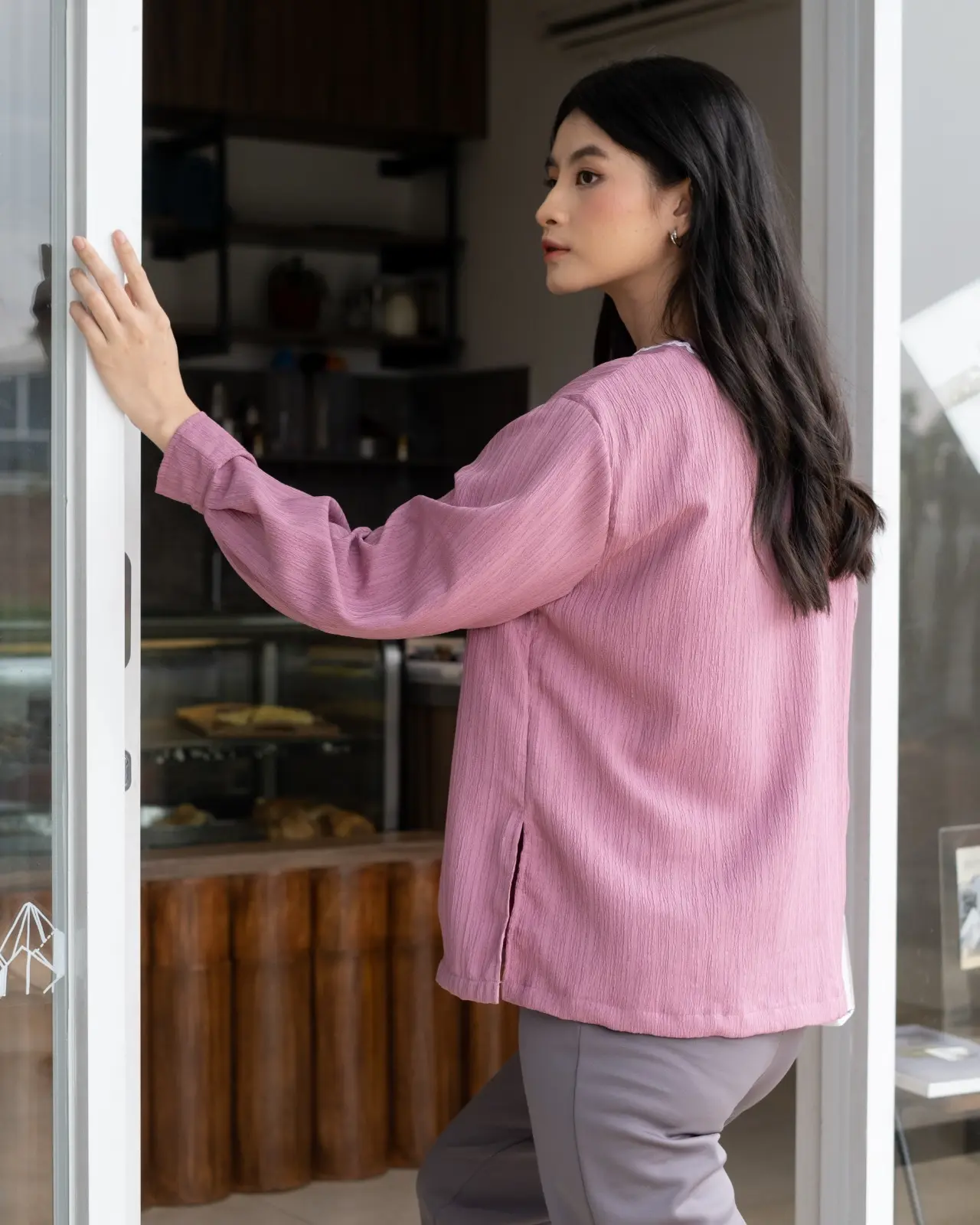 Ula Blouse Pink - Image 2