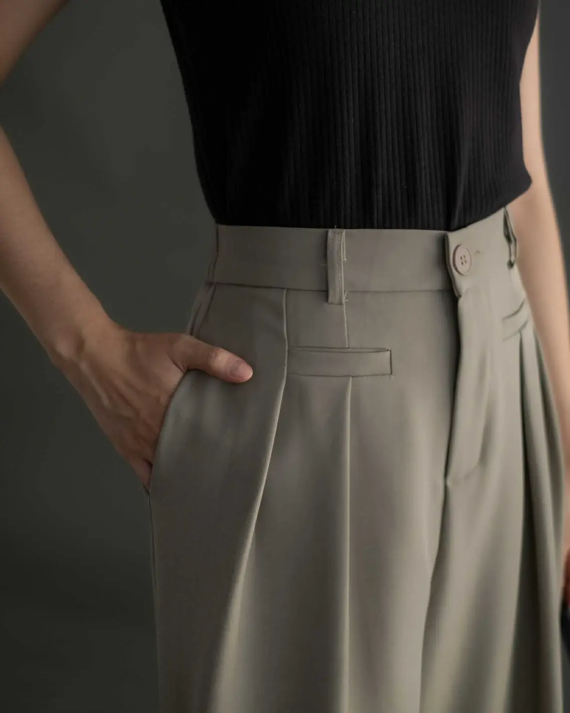 Xaviel Cullote Pants Kode 8013 Grey - Image 2