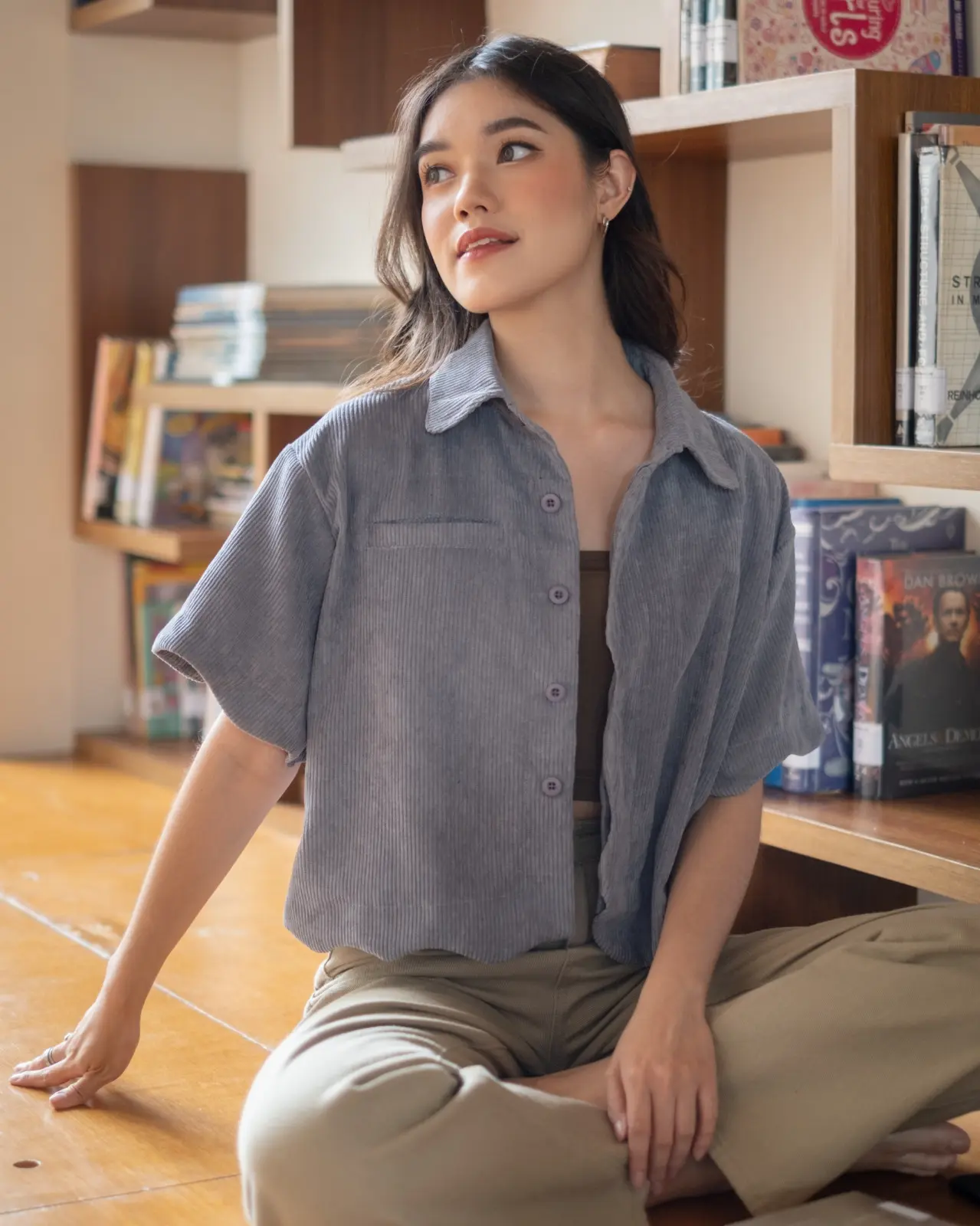 Yeza Shirt Grey - Image 2