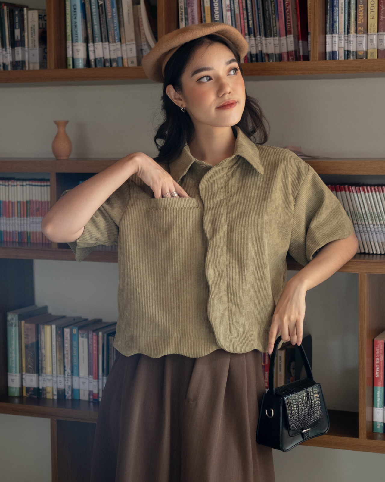 Yeza Shirt Olive - Image 2