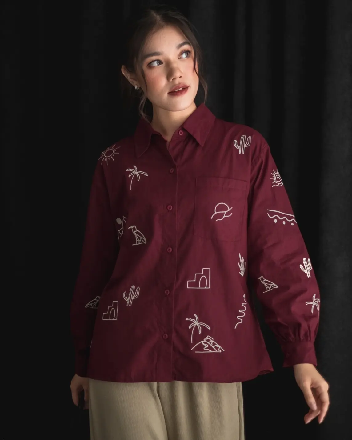 Zoeyna Shirt Red Cherry