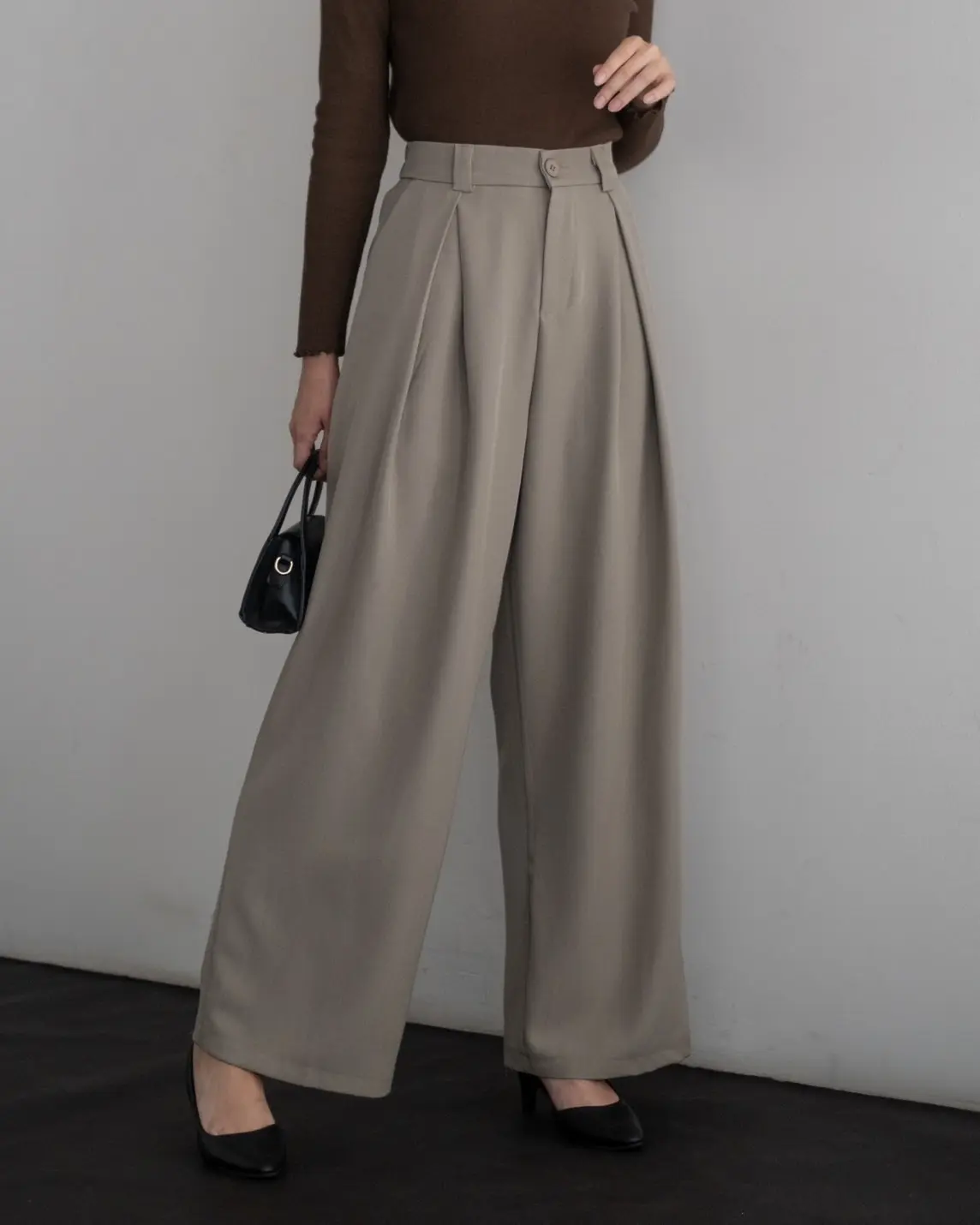 Ishana Cullote Pants Kode 6628 Grey - Image 2