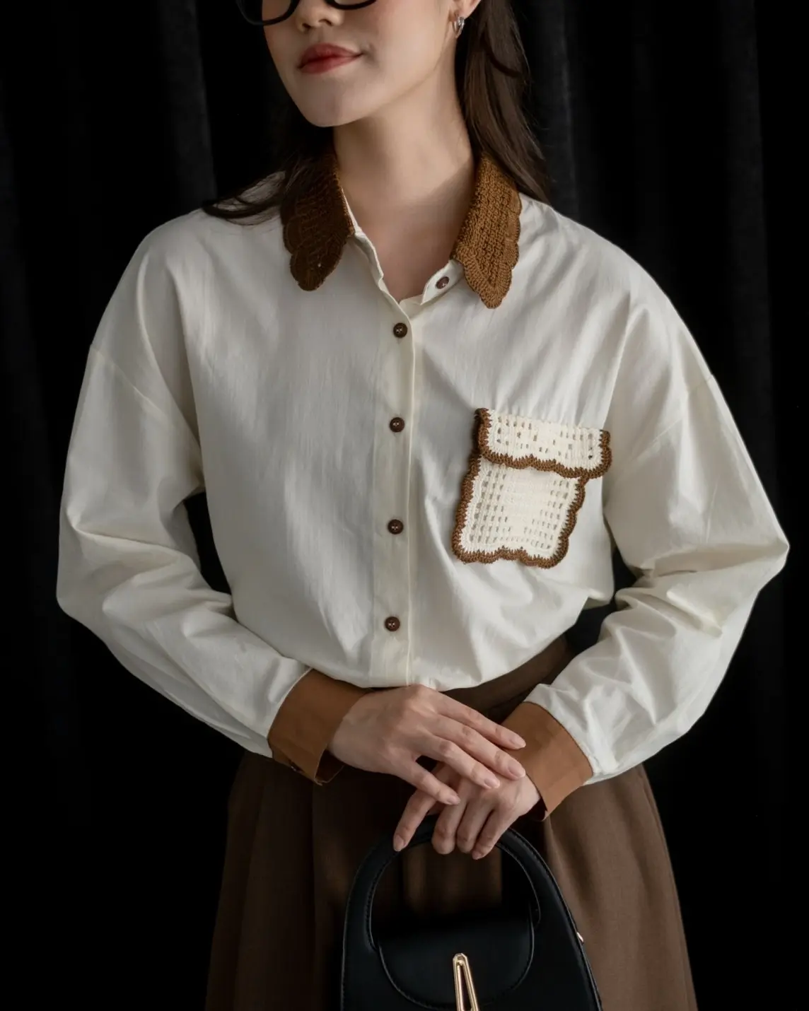 Xiena Shirt Kode 6768 Ivory - Image 2