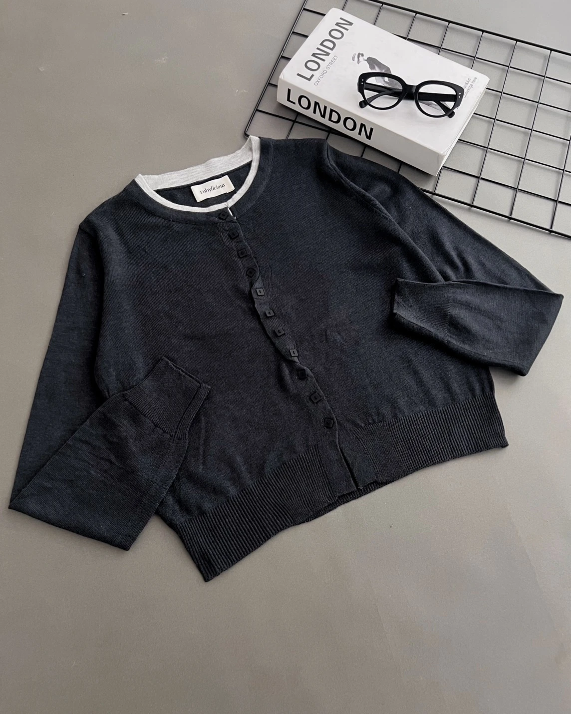 Prianka Cardi Kode 307H Dark Grey