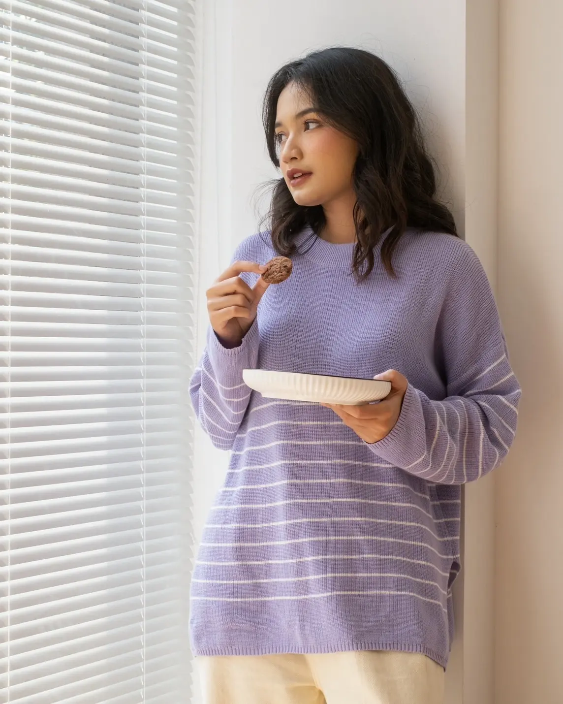 Chihiro Sweater Lilac