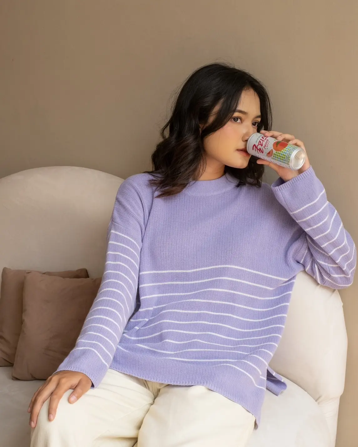 Chihiro Sweater Lilac - Image 3