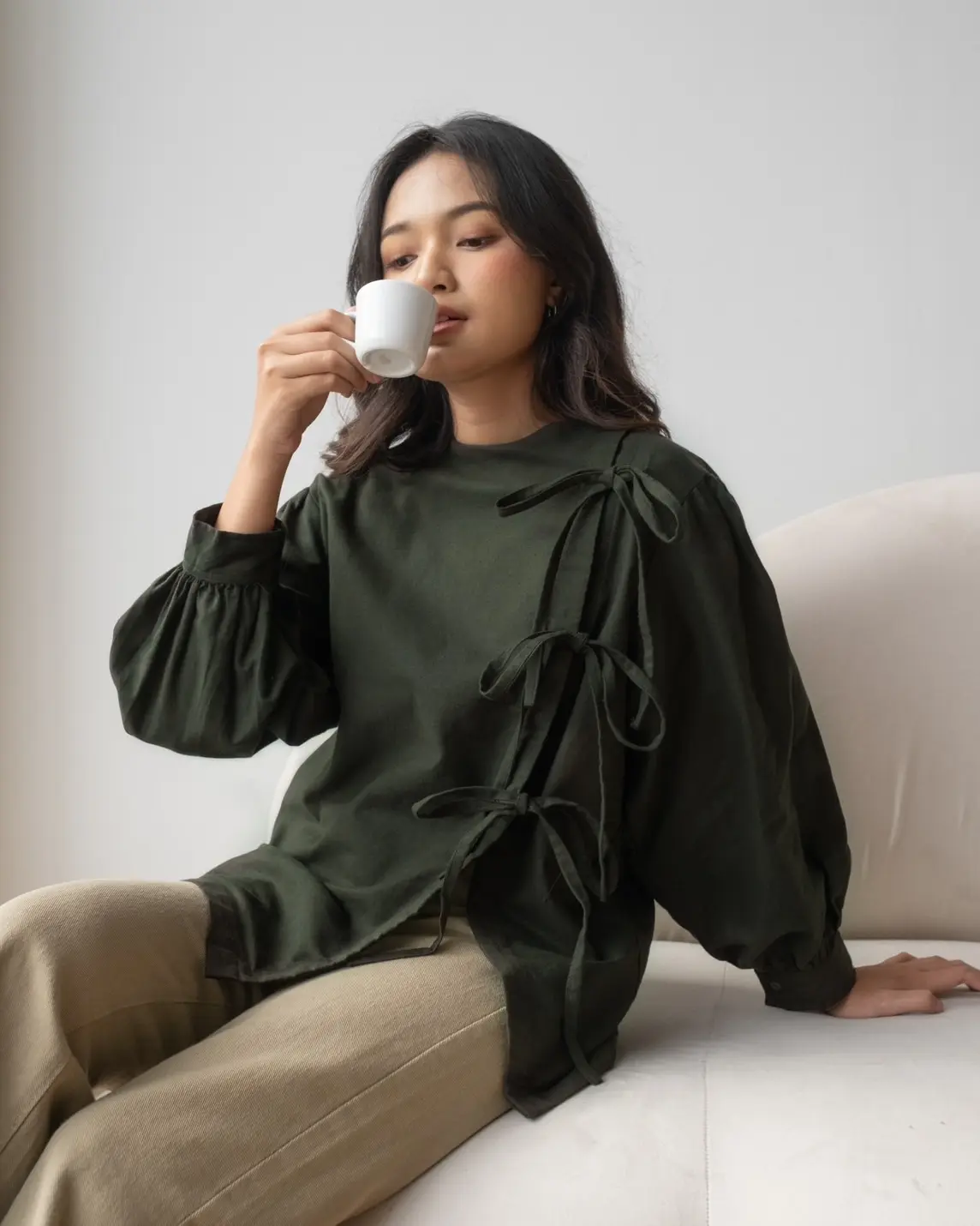 Henza Blouse Army - Image 3